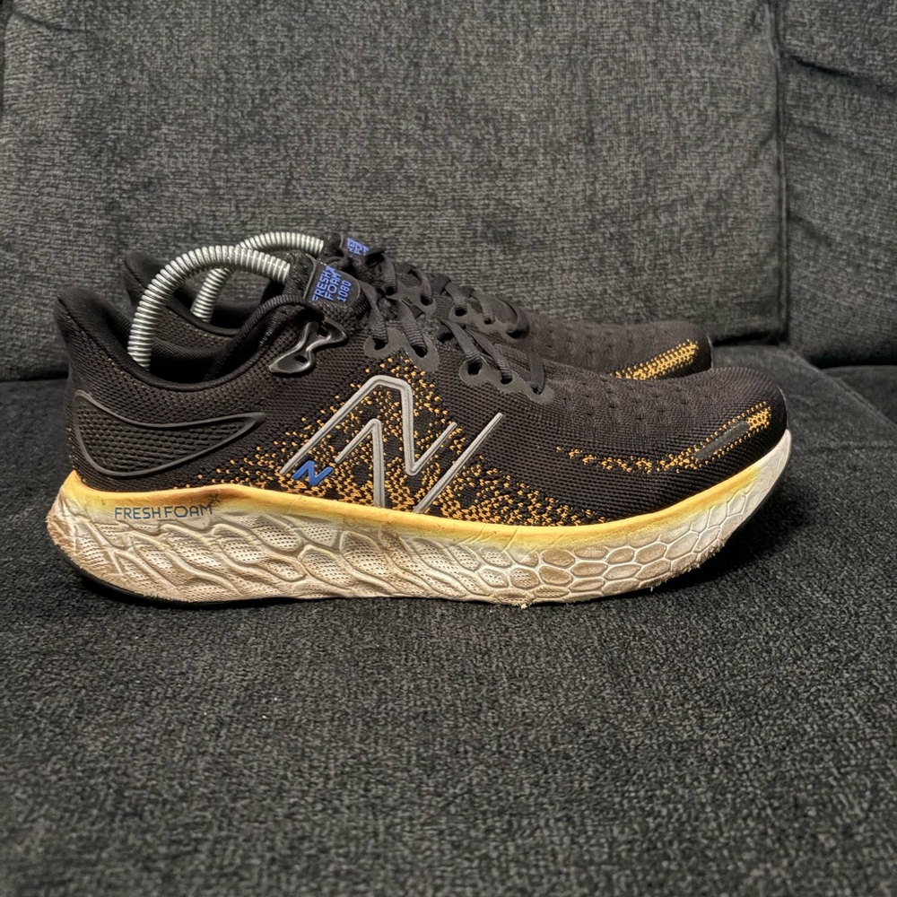 New Balance Fresh Foam X 1080 v12 Eclipse Navy Vibrant Orange Men's Size 10